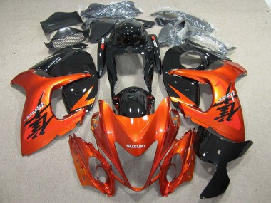 ABS Moto Plastica & Moto Carena GSXR 1300 Hayabusa 08-19 - Arancia Nero