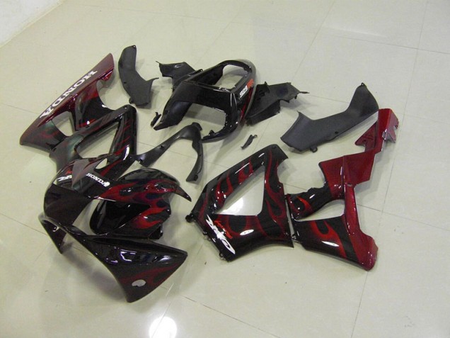 Carene Moto CBR 900 RR 929 00-01 - Nero Rosso Fiamma