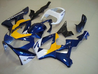 Carene Moto CBR 900 RR 929 00-01 - Scuro Blu Giallo Bianco