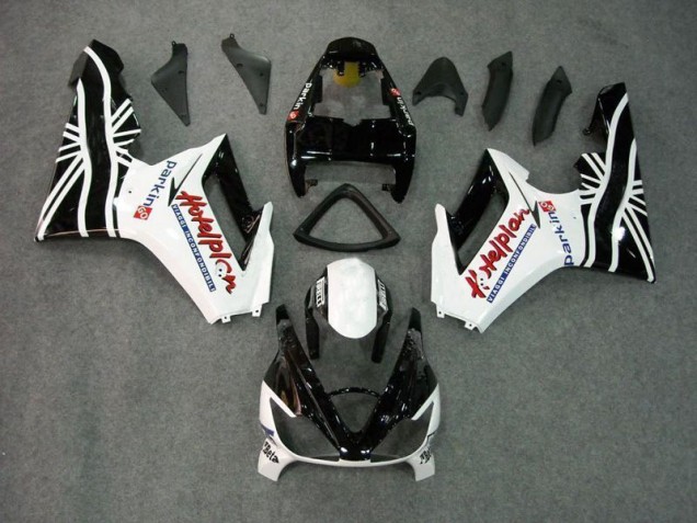 Carene Moto Daytona 675 Triple 06-08 - Nero Bianco