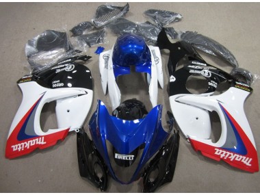 Carene Moto GSXR 1300 Hayabusa 08-19 - Bianco Blu Makita
