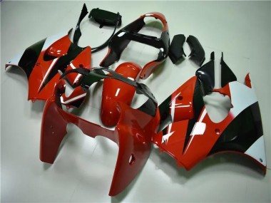 Carene Moto ZX6R 00-02 - Rosso Nero Bianco