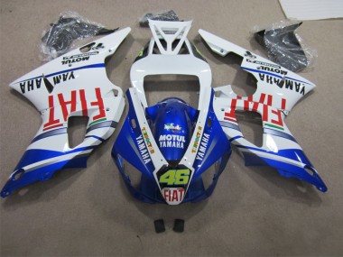 Carrozzeria Moto & Carena Moto R1 09-11 - Blu Bianco Motul Dunlop 46