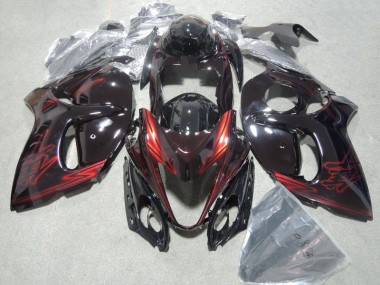 Kits Carene Moto GSXR 1300 Hayabusa 08-19 - Nero Rosso
